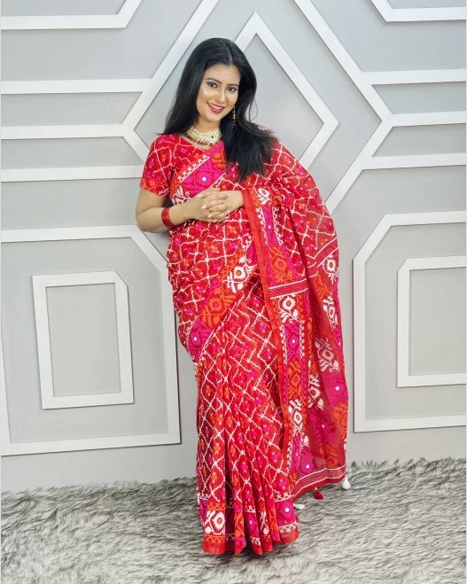 Halfsilk Saree With Blouse