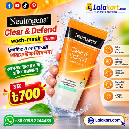 Neutrogena Clear & Defend wash-mask 150ml